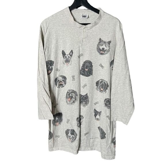 VTG 1995 Relevant Products All Over Dogs Shirt USA OS - Picture 1 of 6